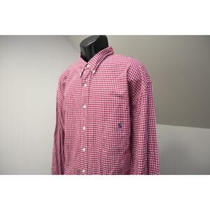 Polo Ralph Lauren Dress Shirt Classic Fit Plaid Button Up Mens Sz 3XLT 3XL TALL